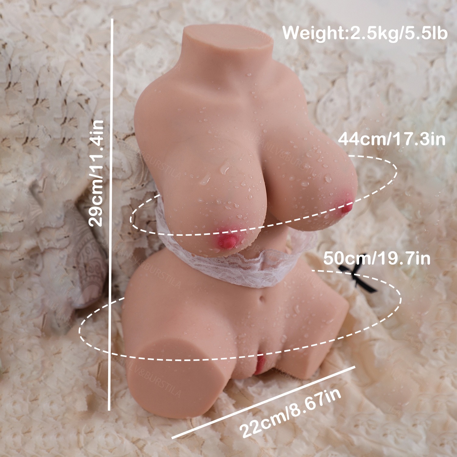Ava Mini TPE Torso Realistic Sex Doll by WM Dolls